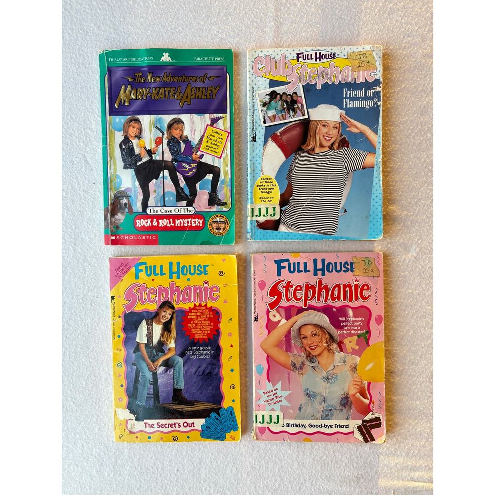 90s Vintage Mary Kate & Ashley Olsen Full House Paperback Novels Lot Young Adult